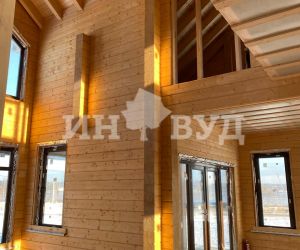 Установка деревянных окон в двухэтажном доме в декабре 2020 года